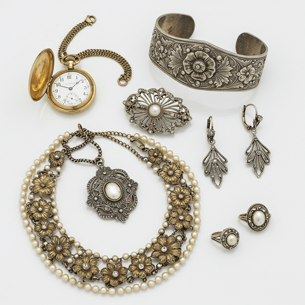 Antique Costume Jewellery antiques we buy