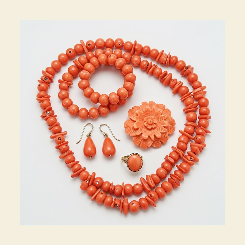 Coral Jewellery antiques we buy