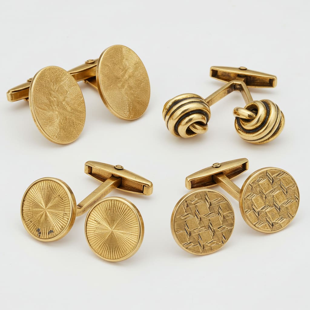 Gold Cufflinks antiques we buy