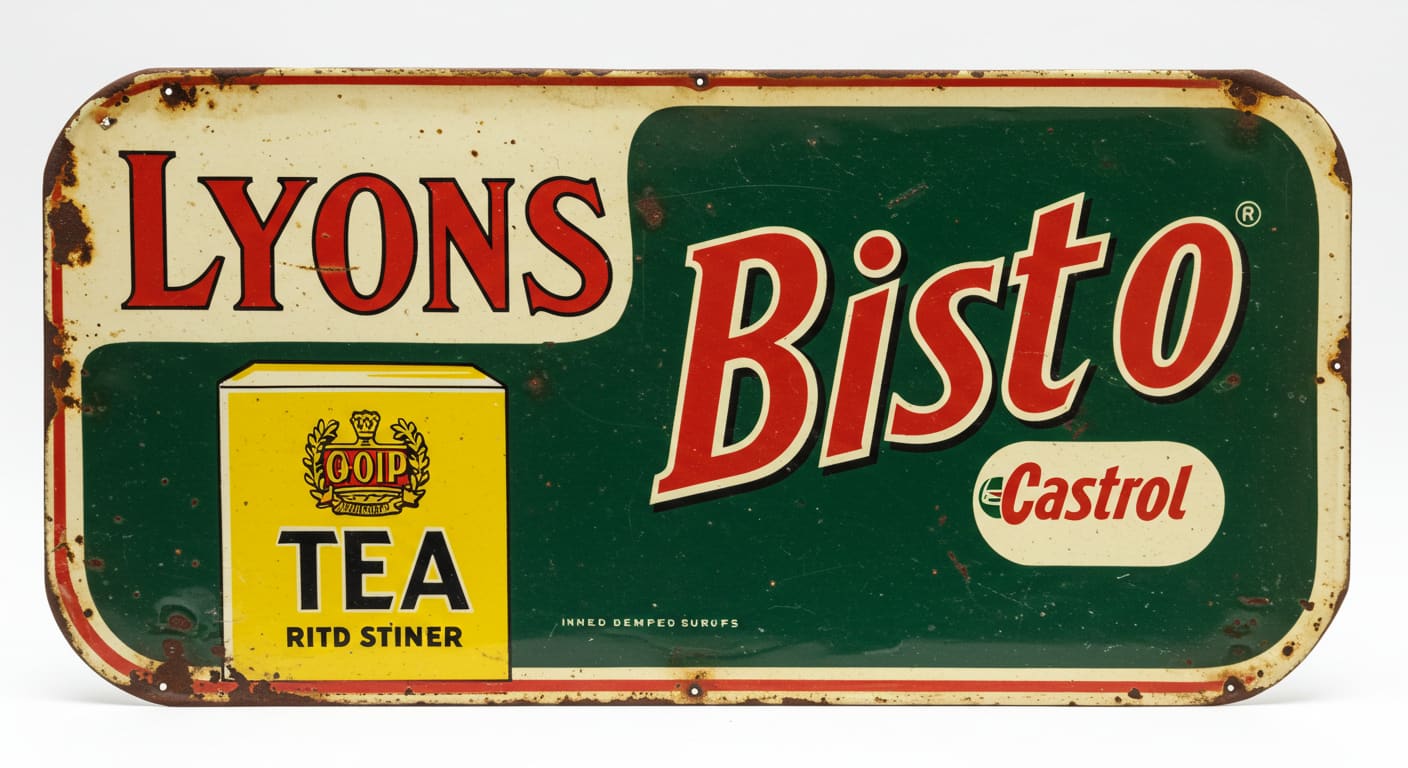 Enamel Advertising Signs antiques we buy