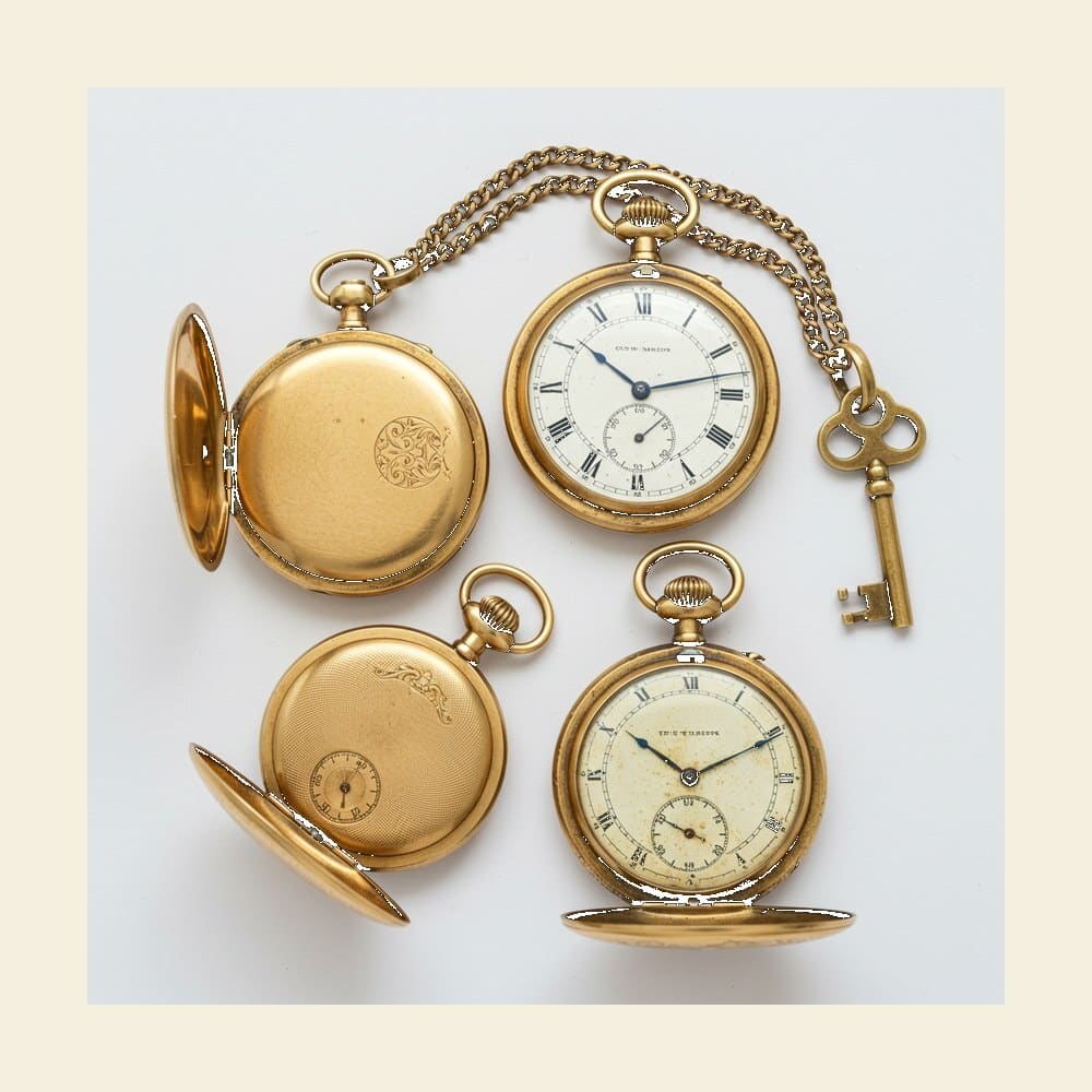 Gold Pocket Watches antiques we buy
